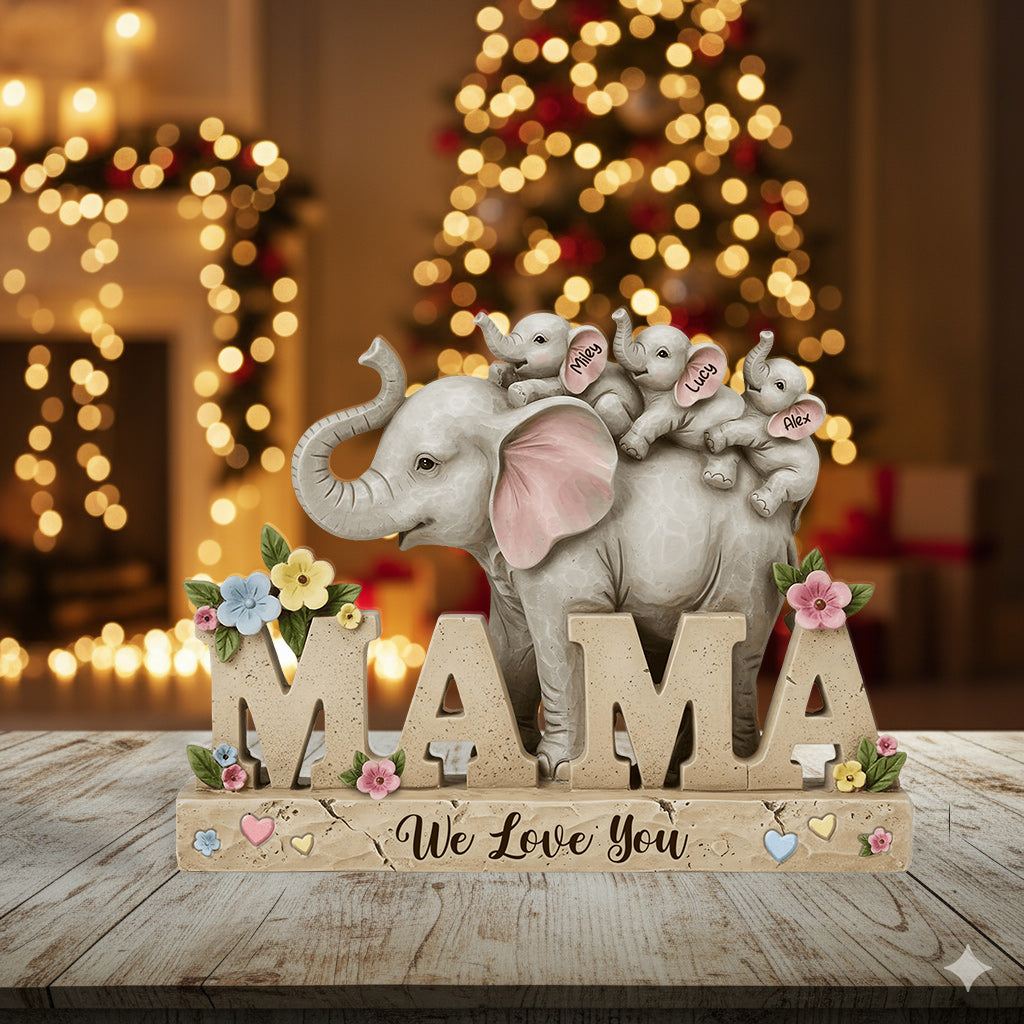 Christmas Gift for Mom - Personalized Mother Custom Shaped Acrylic Plaque