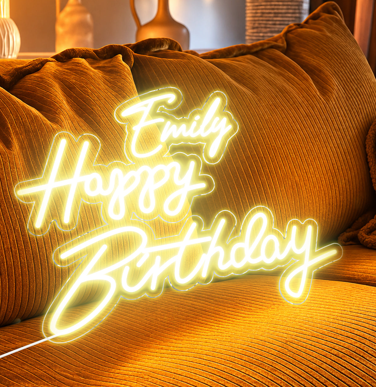 Happy Birthday - Personalized Birthday Neon LED Light Sign