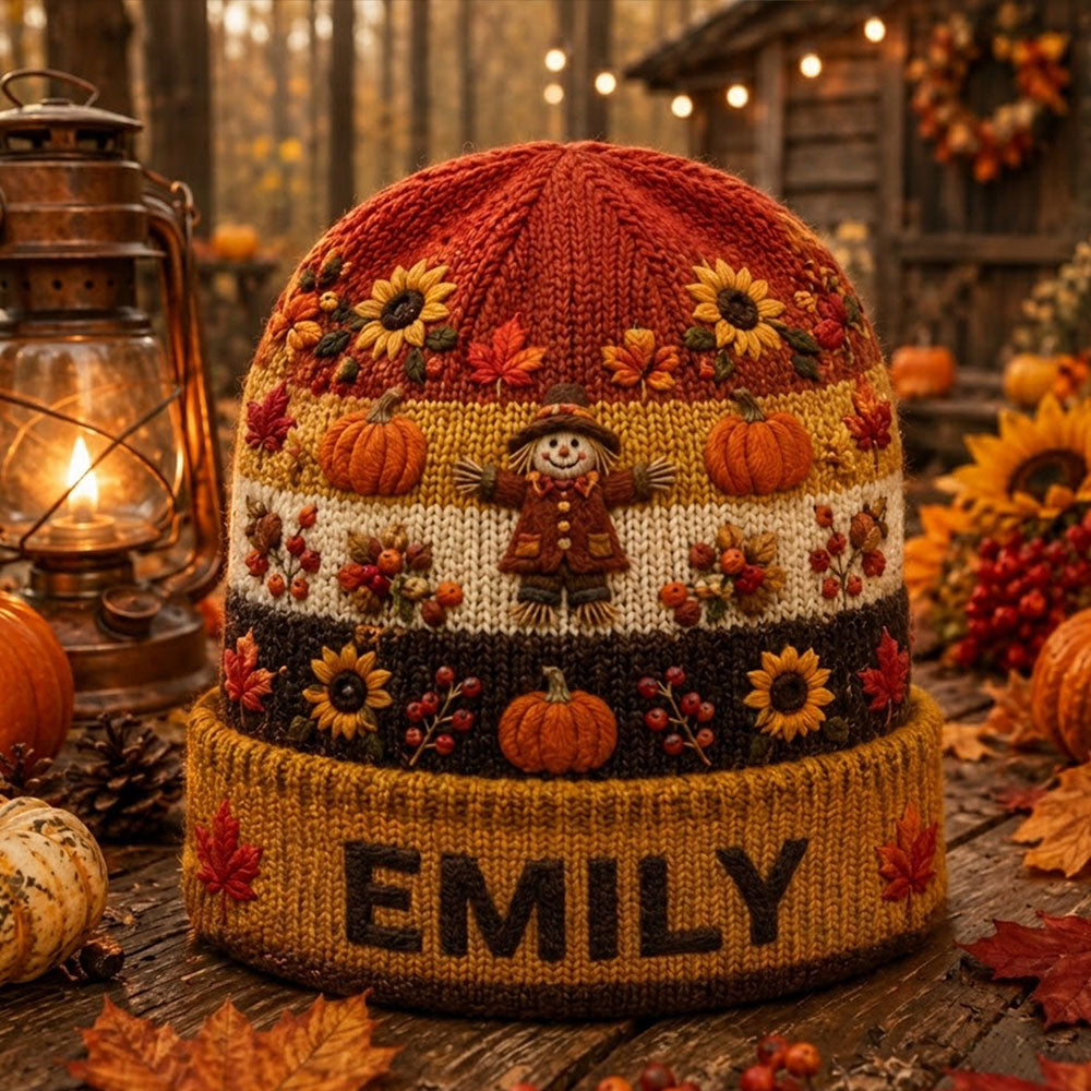 It's Fall Y'all - Personalized Autumn Beanie Hat
