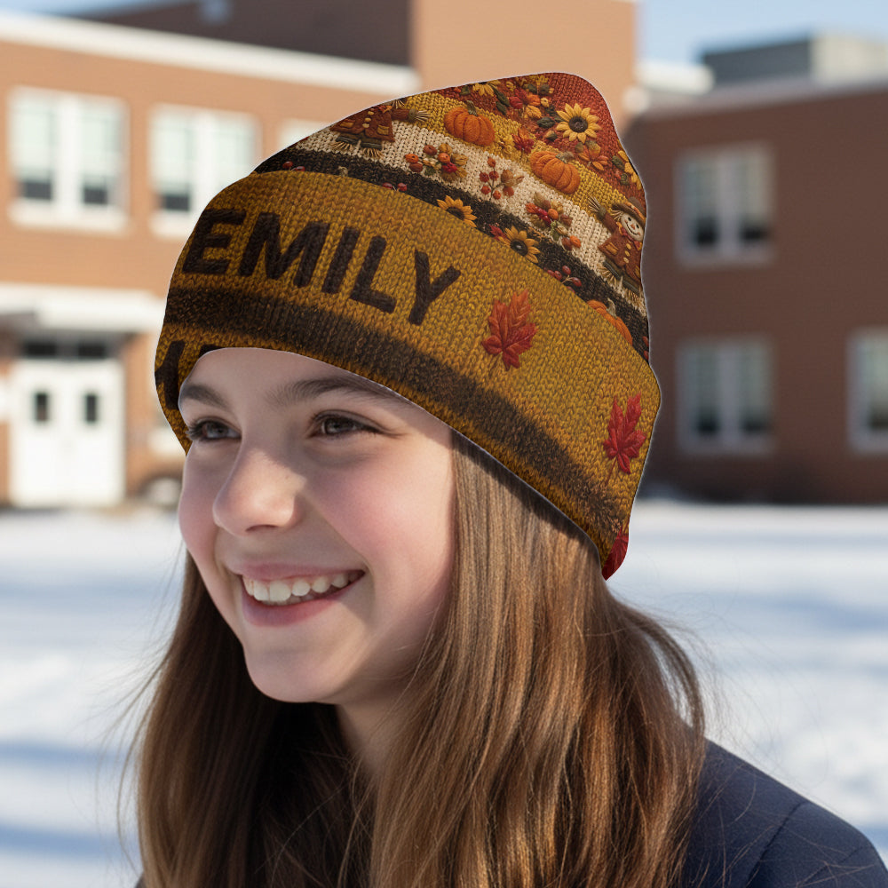 It's Fall Y'all - Personalized Autumn Beanie Hat