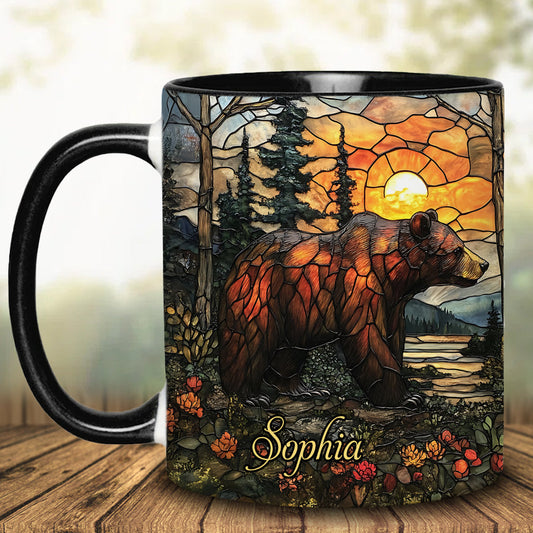Mug personnalisé avec motif ours des forêts