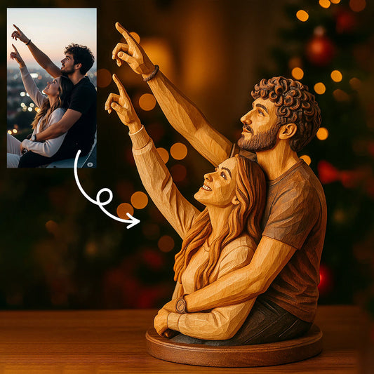 I Love You - Personalized Couple Custom Shaped Acrylic Plaque