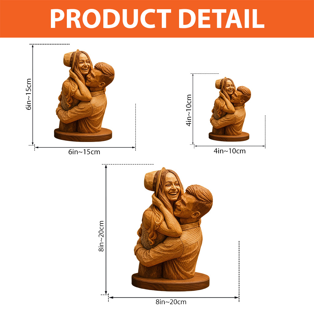 I Love You - Personalized Couple Custom Shaped Acrylic Plaque