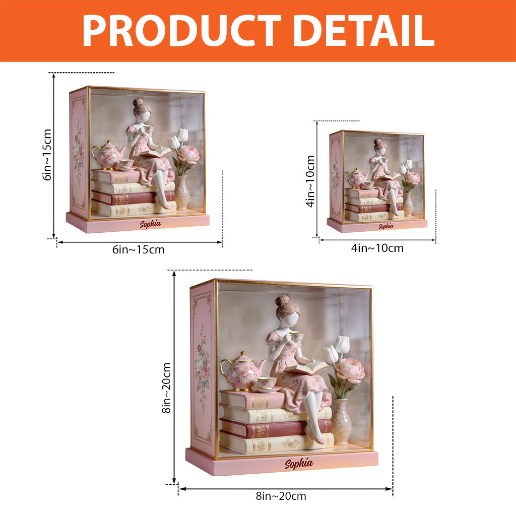 Love Books - Personalized Book Custom Shaped Acrylic Plaque