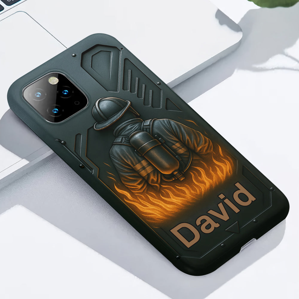 The Strone One - Coque de téléphone personnalisée avec impression intégrale sur le thème des pompiers