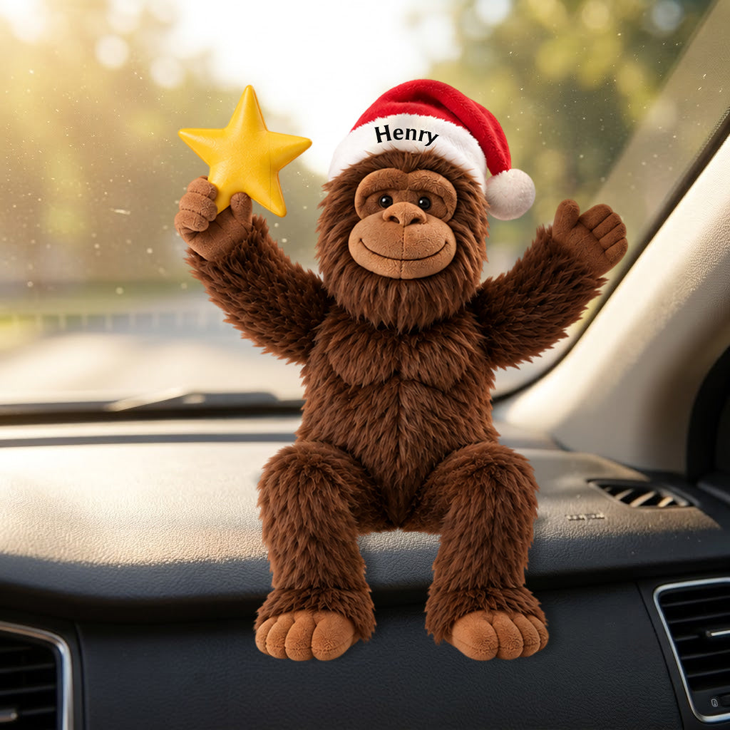 Merry Squatchmas - Personalized Hiking Posable Plush Doll