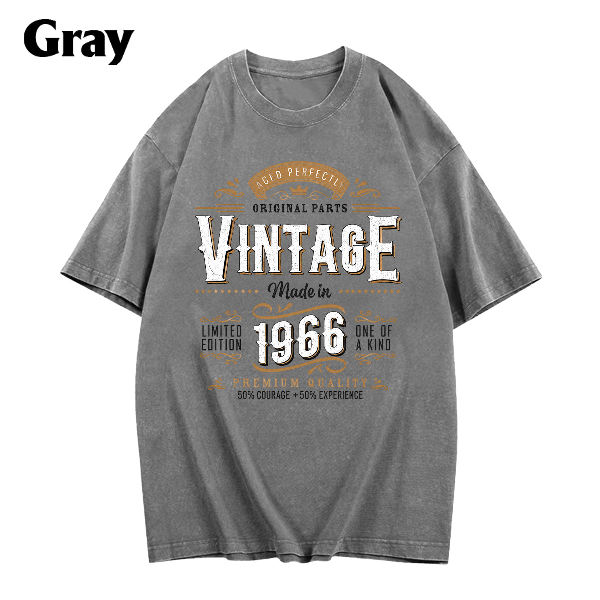 Birthday Gift - Personalized Birthday Washed T-Shirt