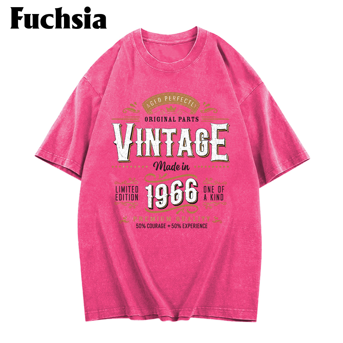 Birthday Gift - Personalized Birthday Washed T-Shirt
