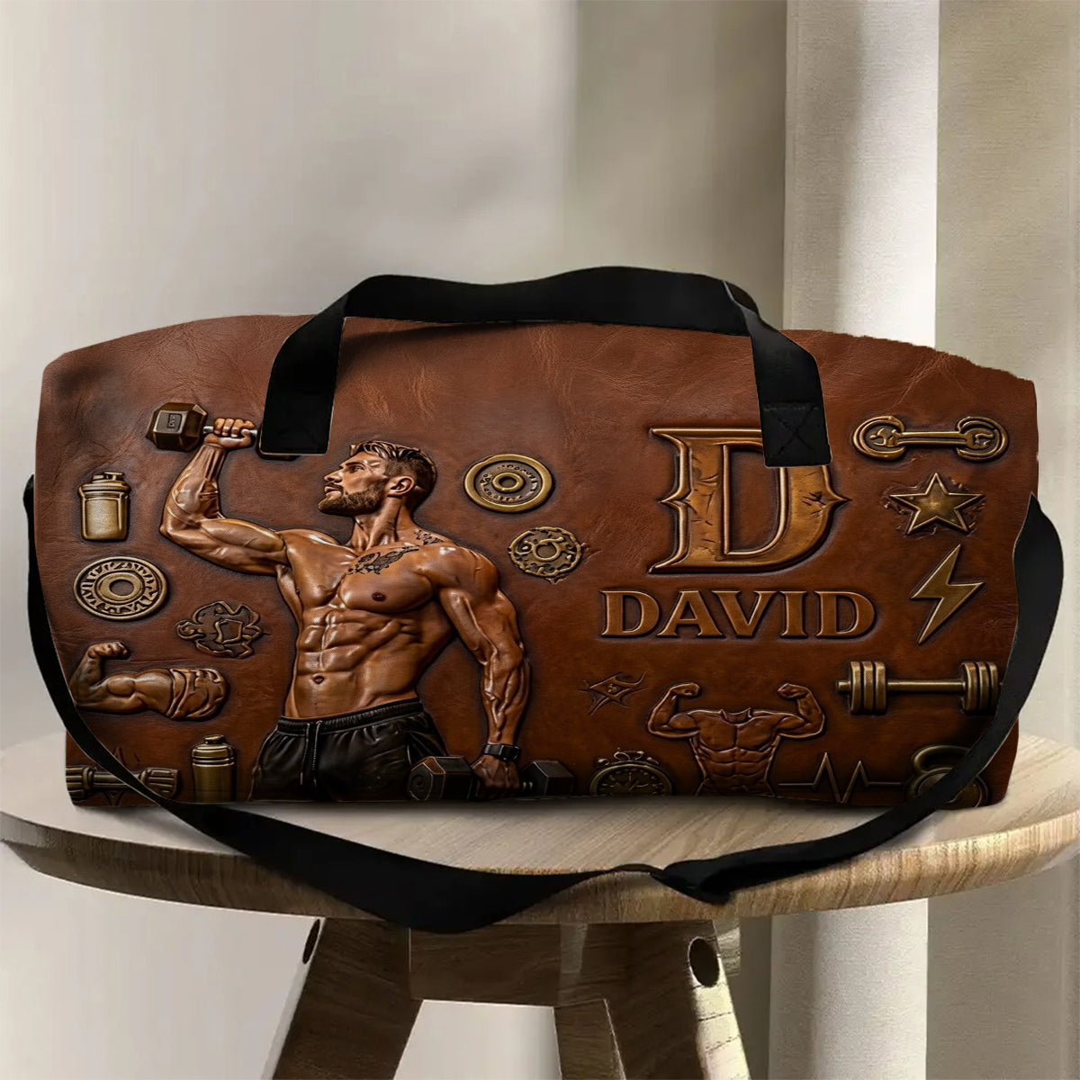 Love Gym - Personalisierte Fitness-Duffle-Tasche