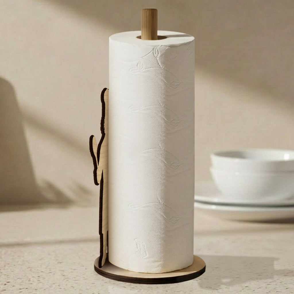 Wird sich nicht selbst machen - Personalisierter Küchenpapierhalter