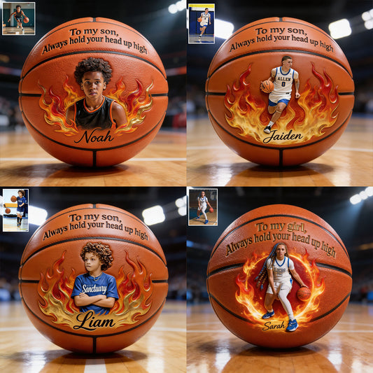 Glaube an dich selbst - Personalisierter Basketball Multi-Sport Ball