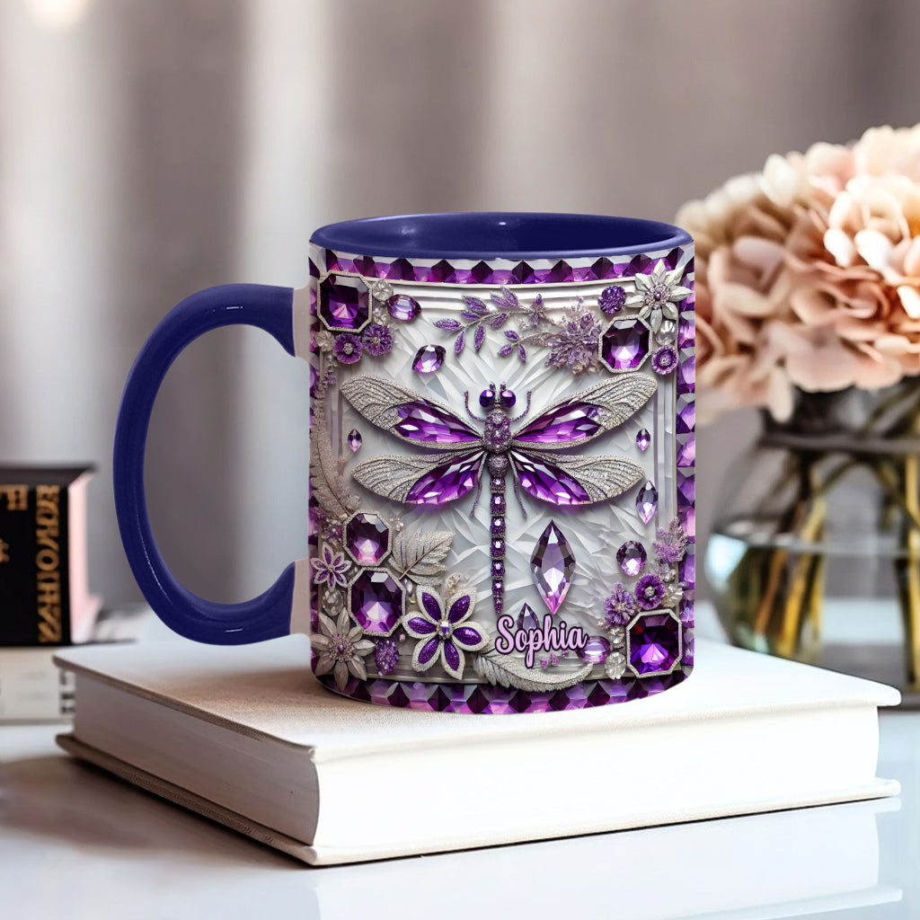 Wunderschöne Geschöpfe – Personalisierte Tasse mit Schmetterlingsmotiv