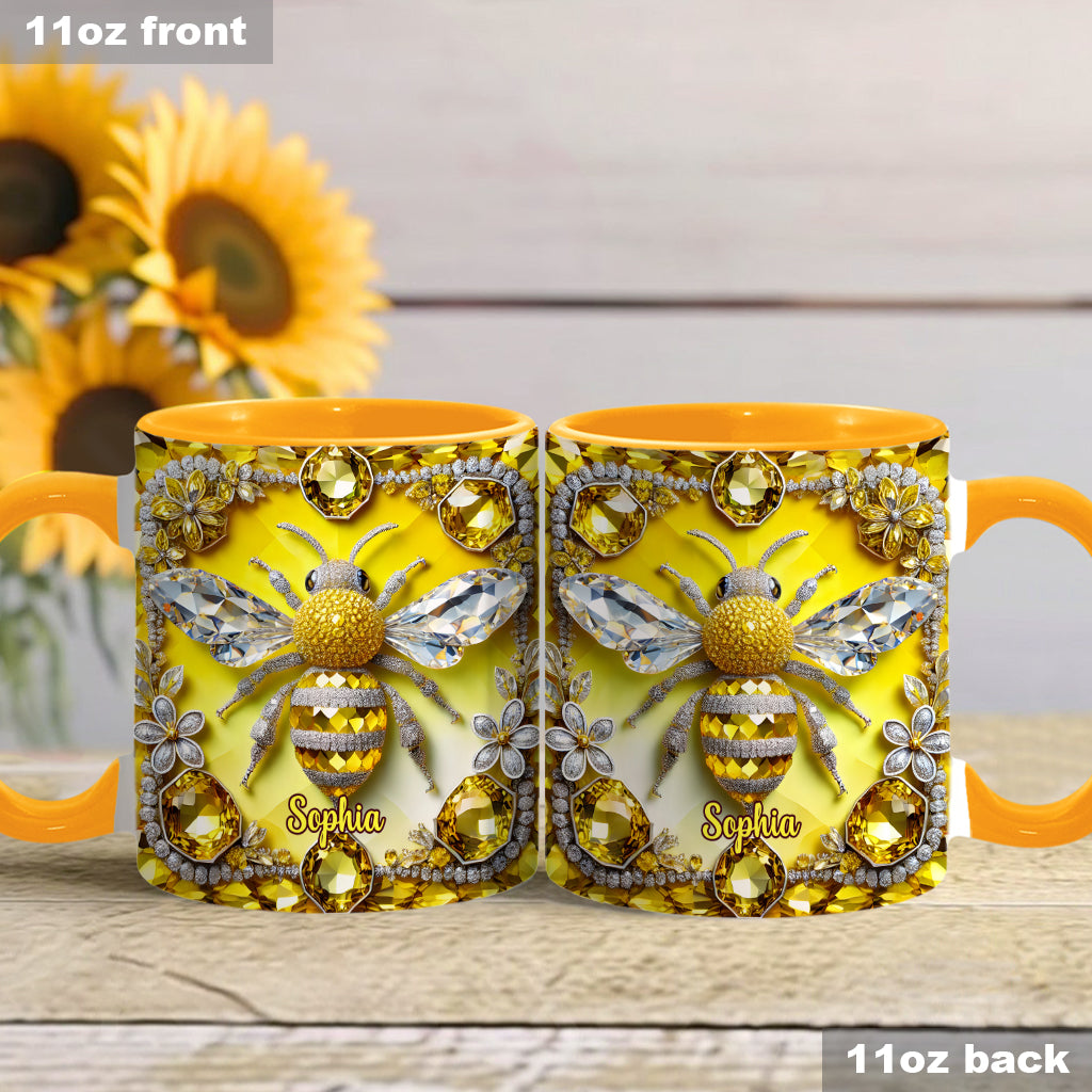 Wunderschöne Geschöpfe – Personalisierte Tasse mit Schmetterlingsmotiv