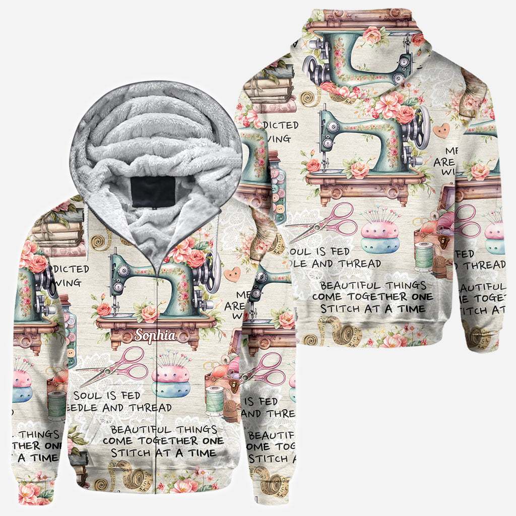 Sew Addicted To Sewing - Personalized Sewing All Over Shirt