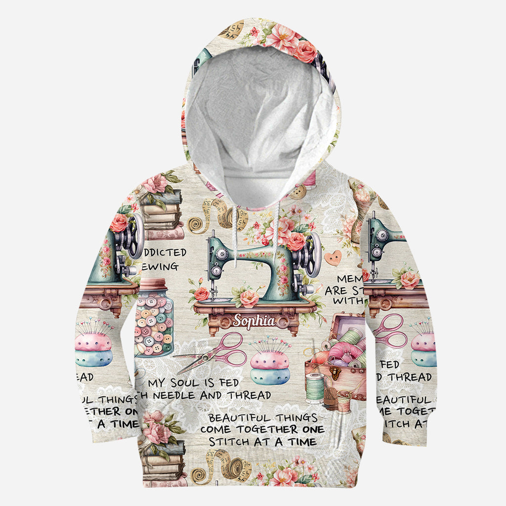 Sew Addicted To Sewing - Personalized Sewing All Over Shirt