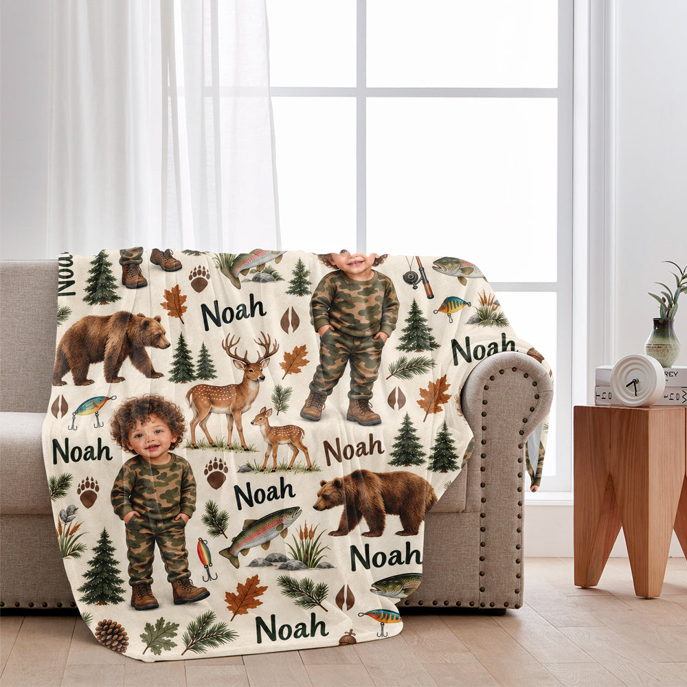 Love Hunting - Personalized Hunting Blanket