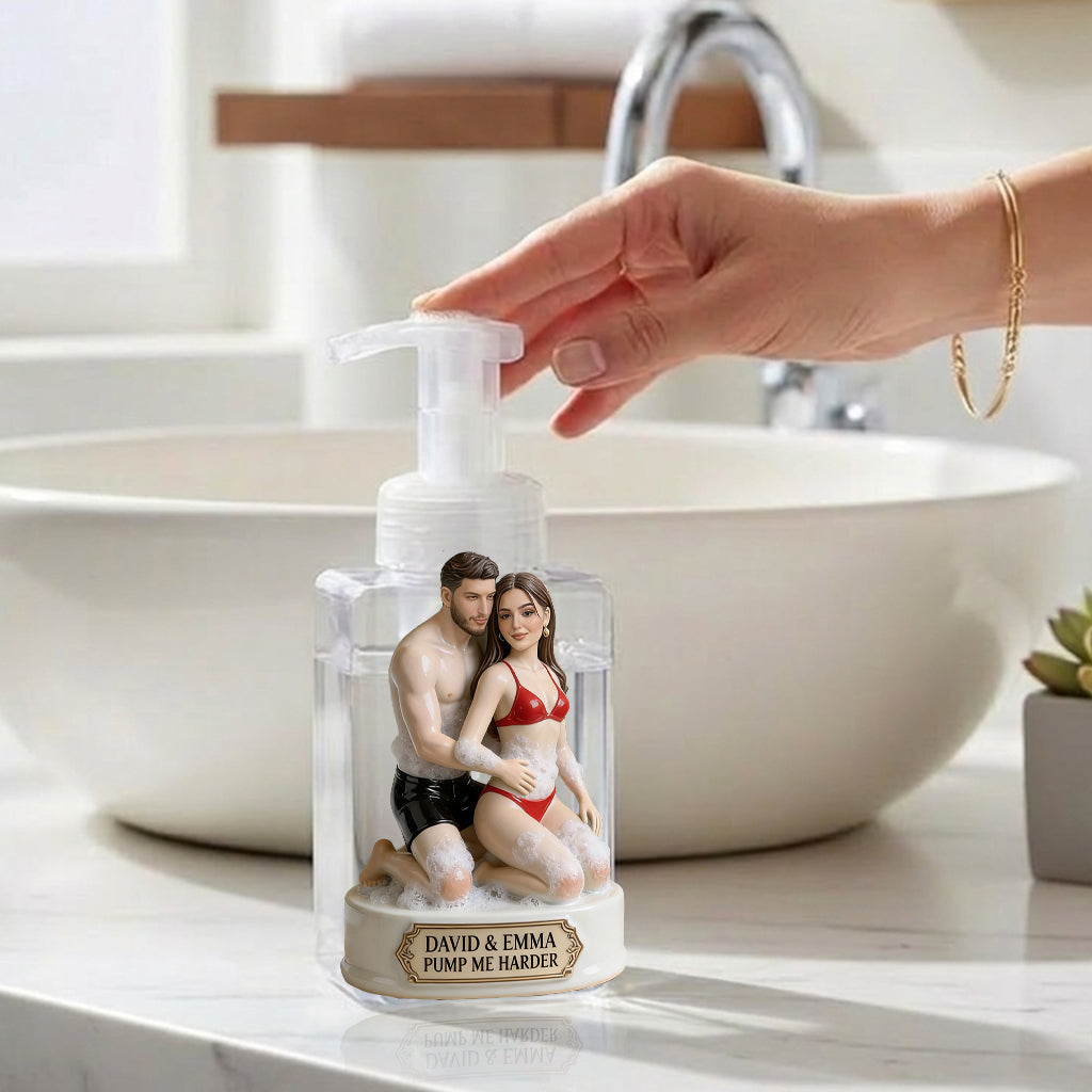 Lustiges Geschenk für Paare - Personalisierter Spicy Pumpenspender