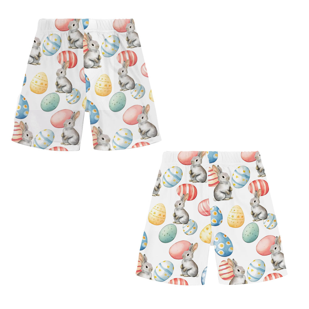 T-shirt et short personnalisés pour enfant avec lapin de Pâques