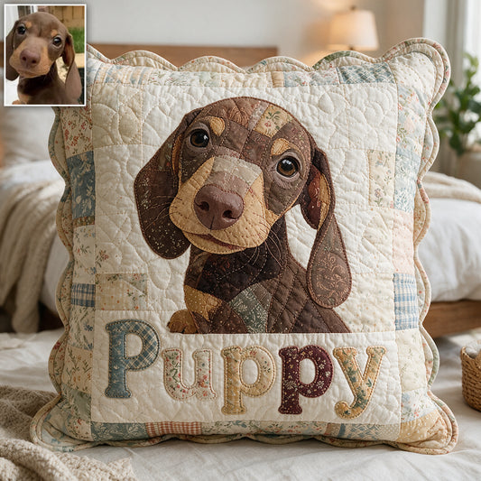 J'adore mon chien, mon chat - Coussin en fausse fourrure personnalisé