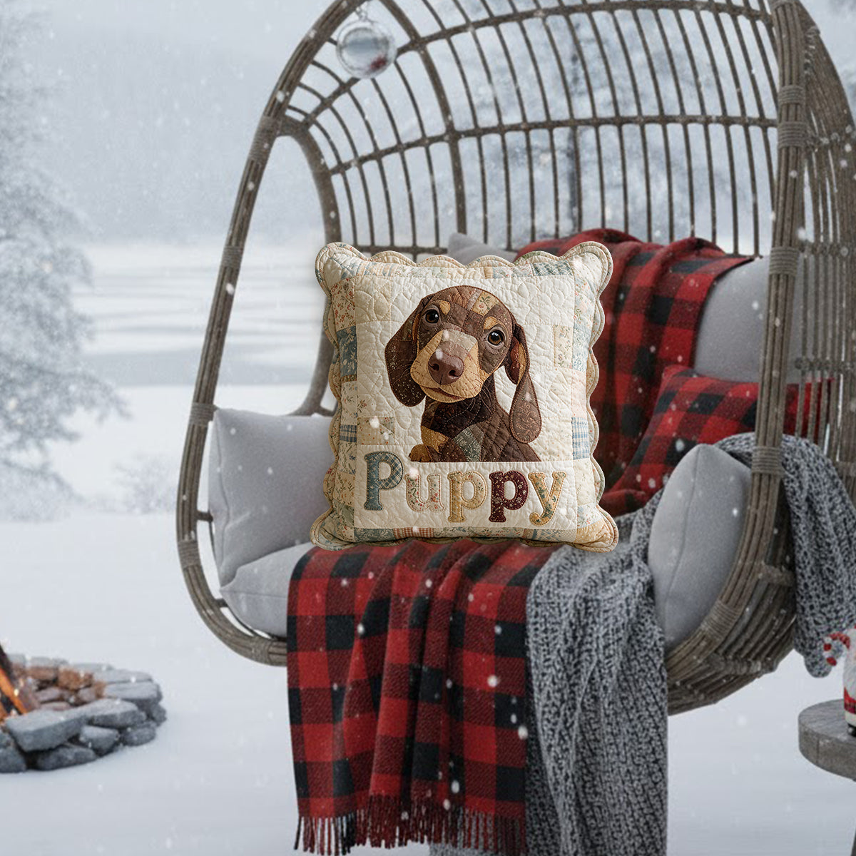 I Love My Dog, My Cat - Personalized Dog Premium Faux Fur Pillow