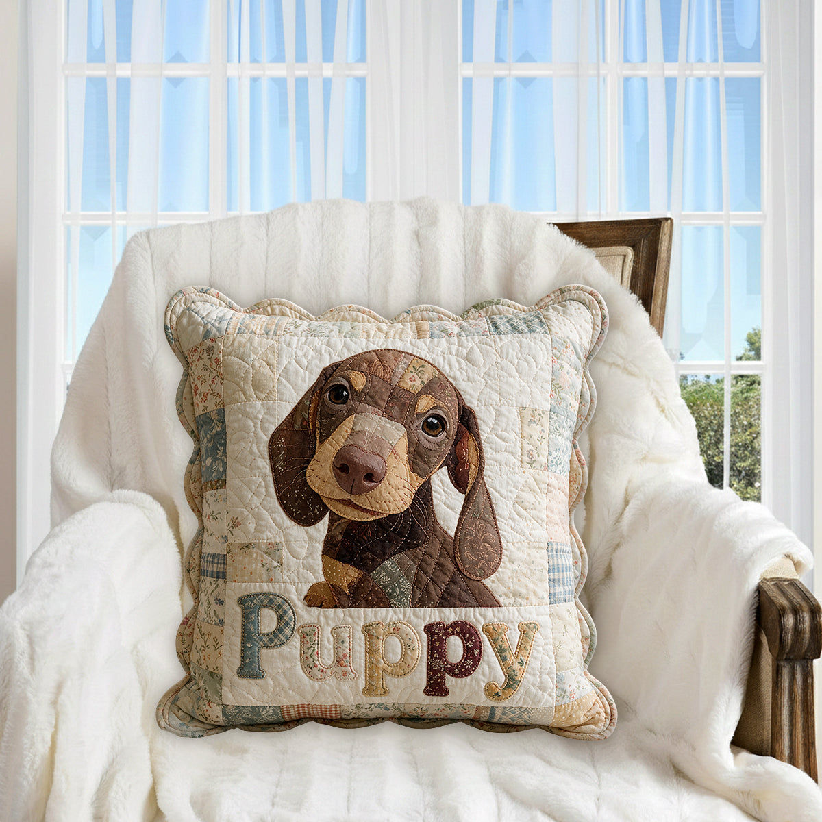 I Love My Dog, My Cat - Personalized Dog Premium Faux Fur Pillow