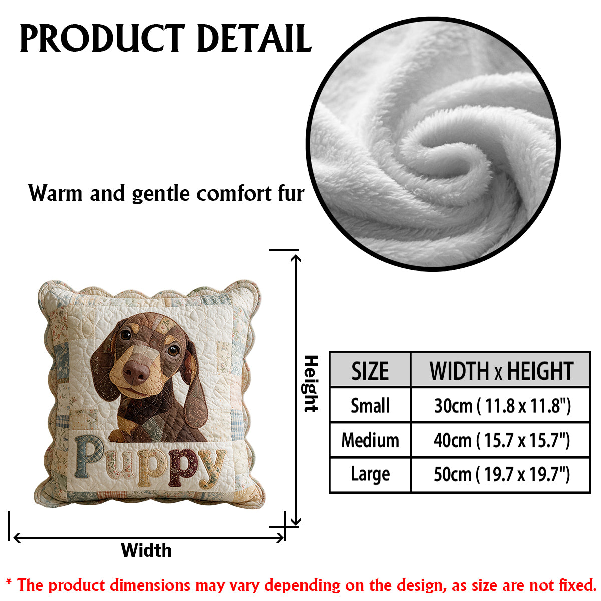 I Love My Dog, My Cat - Personalized Dog Premium Faux Fur Pillow