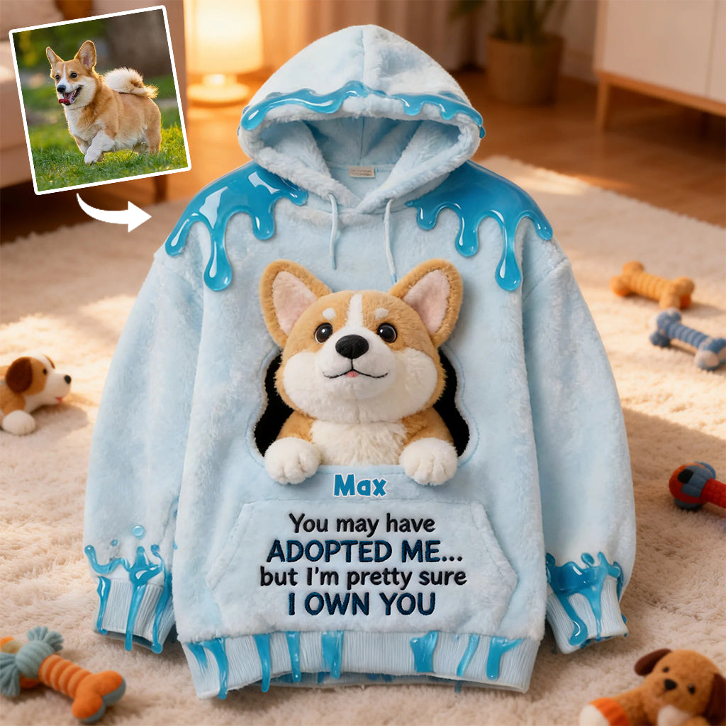 Du hast vielleicht adoptiert - Personalisiertes T-Shirt mit Hundemotiv