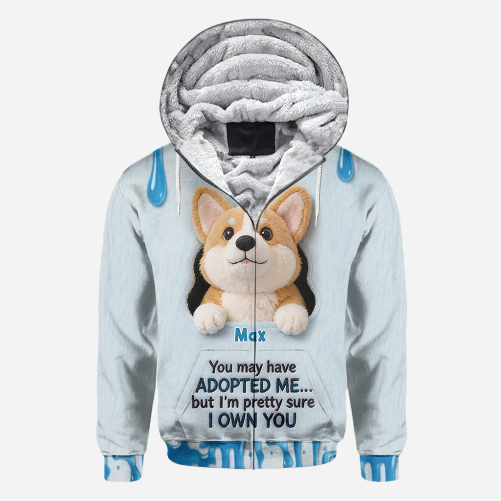 Du hast vielleicht adoptiert - Personalisiertes T-Shirt mit Hundemotiv