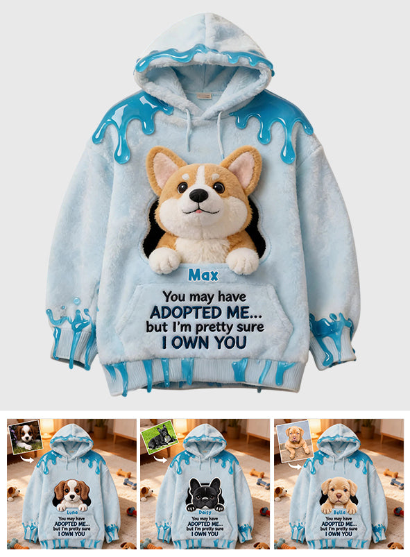 Du hast vielleicht adoptiert - Personalisiertes T-Shirt mit Hundemotiv