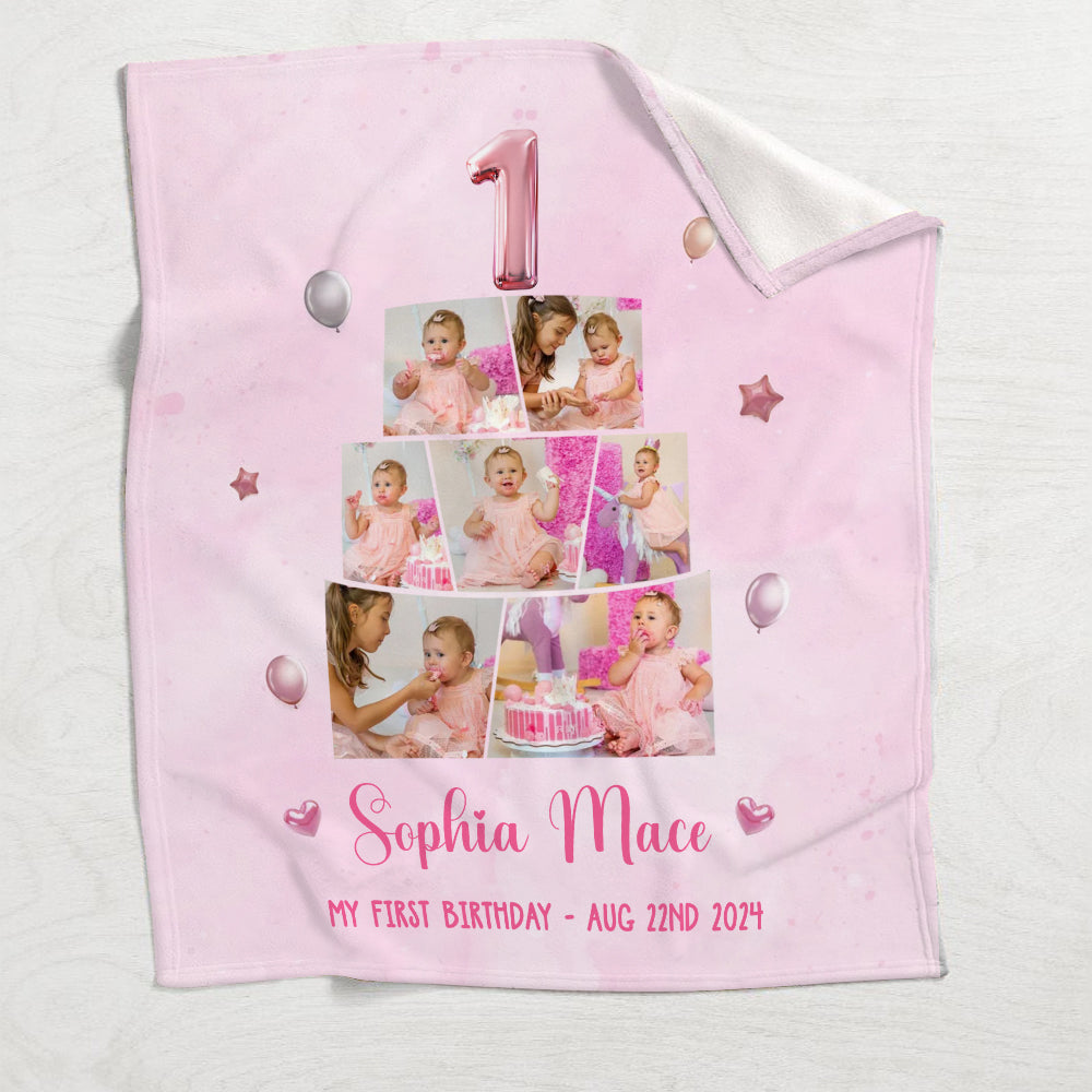 Happy Birthday - Personalized Birthday Blanket