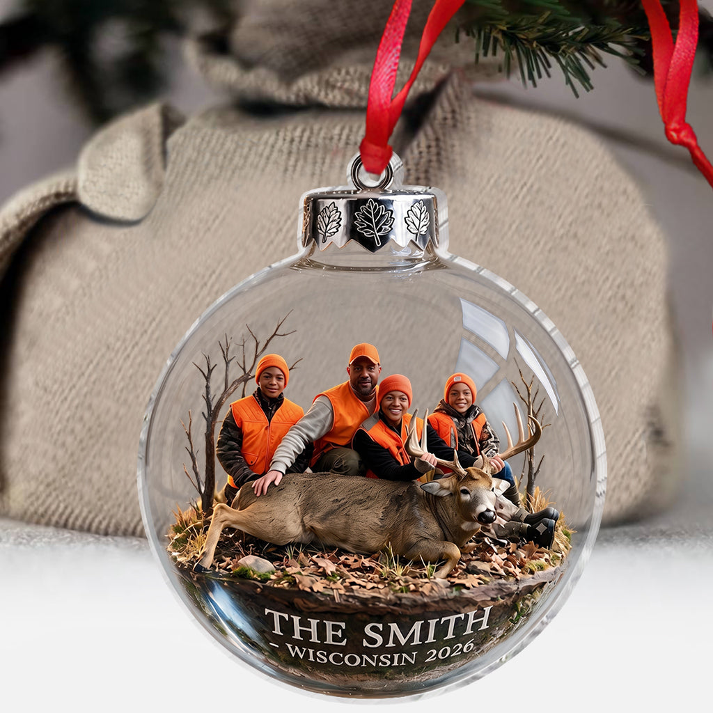 Personalisierte Foto-Jäger - Individuelle Jagdornament