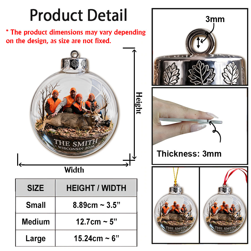 Personalisierte Foto-Jäger - Individuelle Jagdornament
