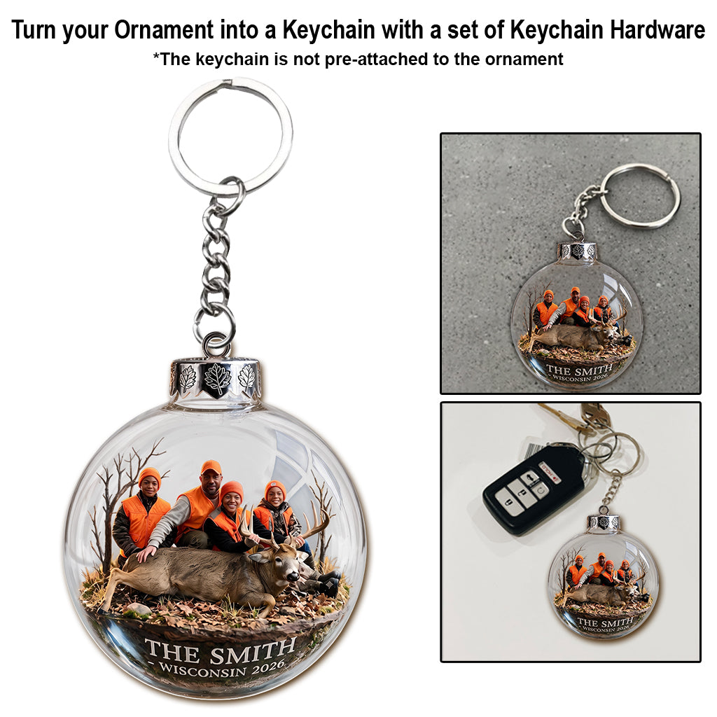 Personalisierte Foto-Jäger - Individuelle Jagdornament