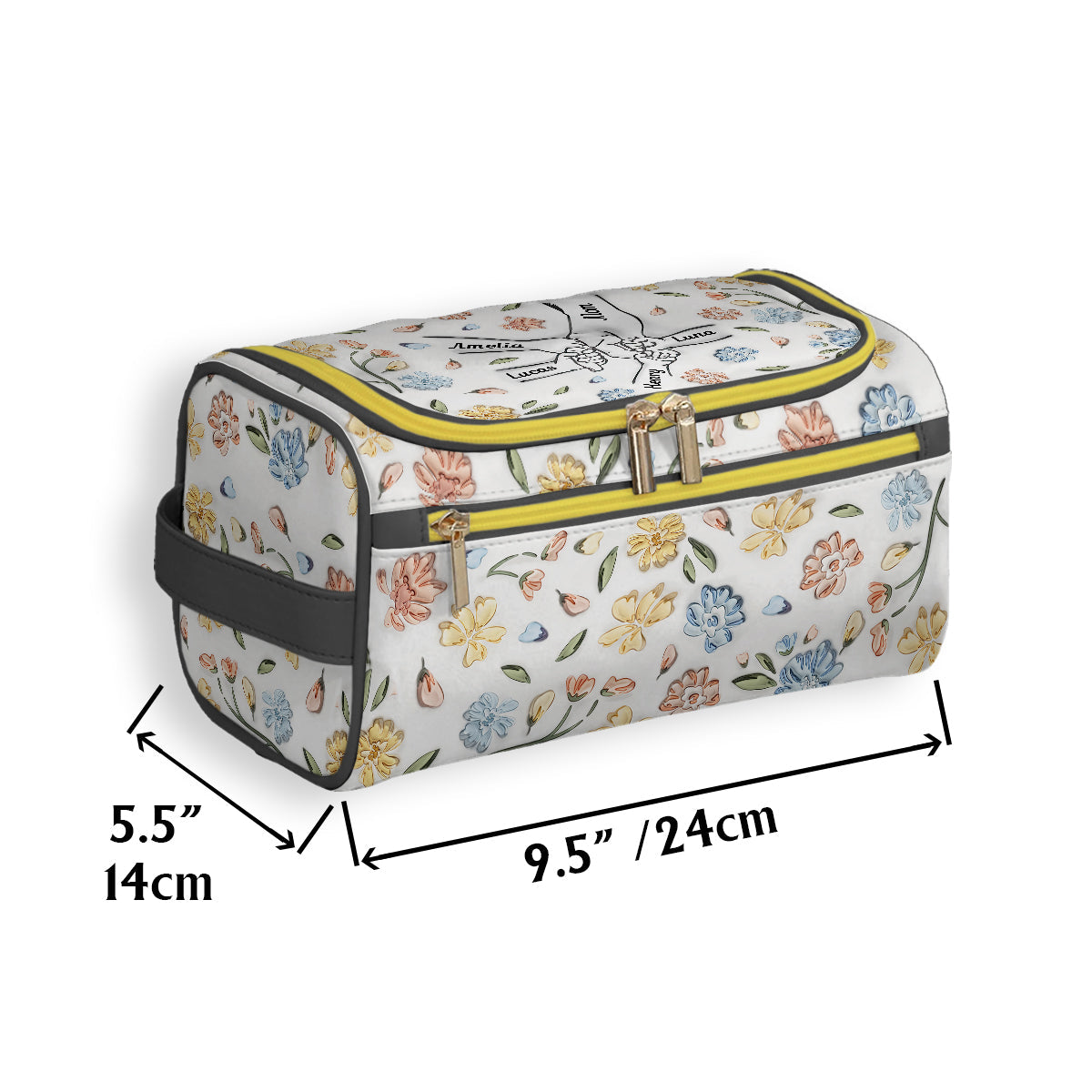 Take My Hand - Personalized Mother Toiletry Bag