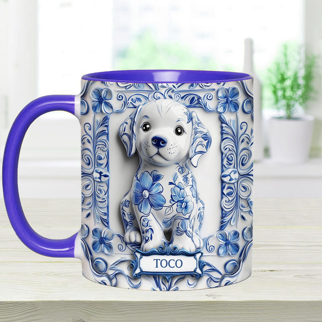 Niedlicher Labrador Retriever – personalisierte Tasse mit Hundemotiv