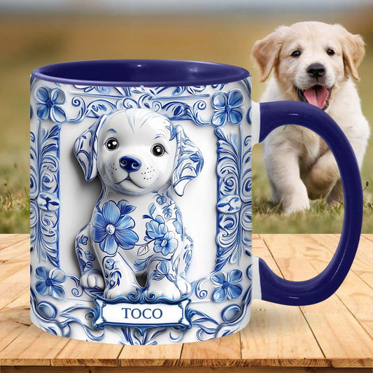 Niedlicher Labrador Retriever – personalisierte Tasse mit Hundemotiv