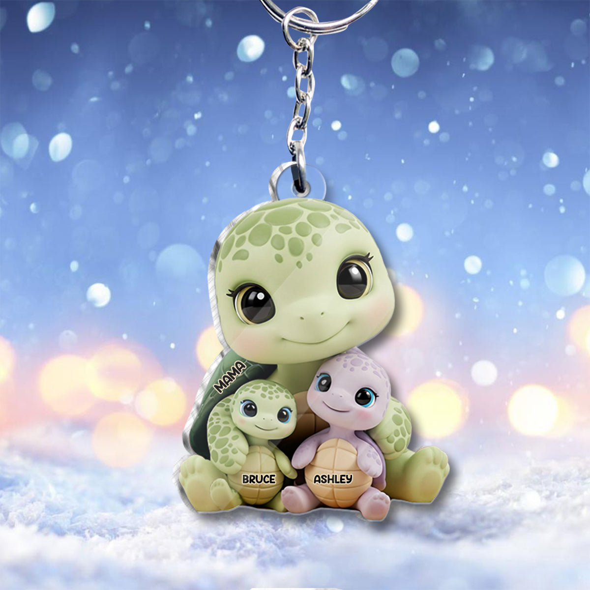 We Love You - Personalized Mother Custom Shaped Keychain