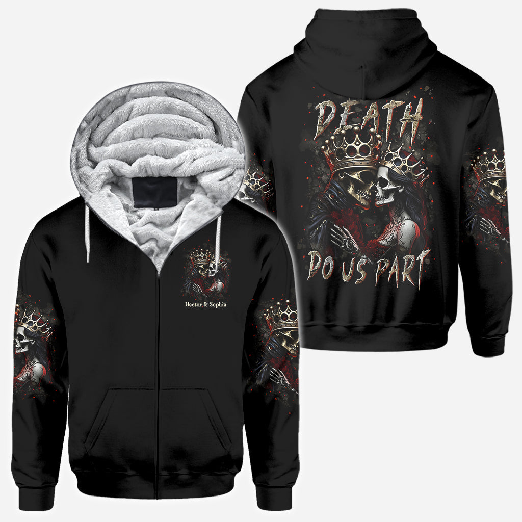 Til Death Do Us Part - Personalized Couple All Over Shirt