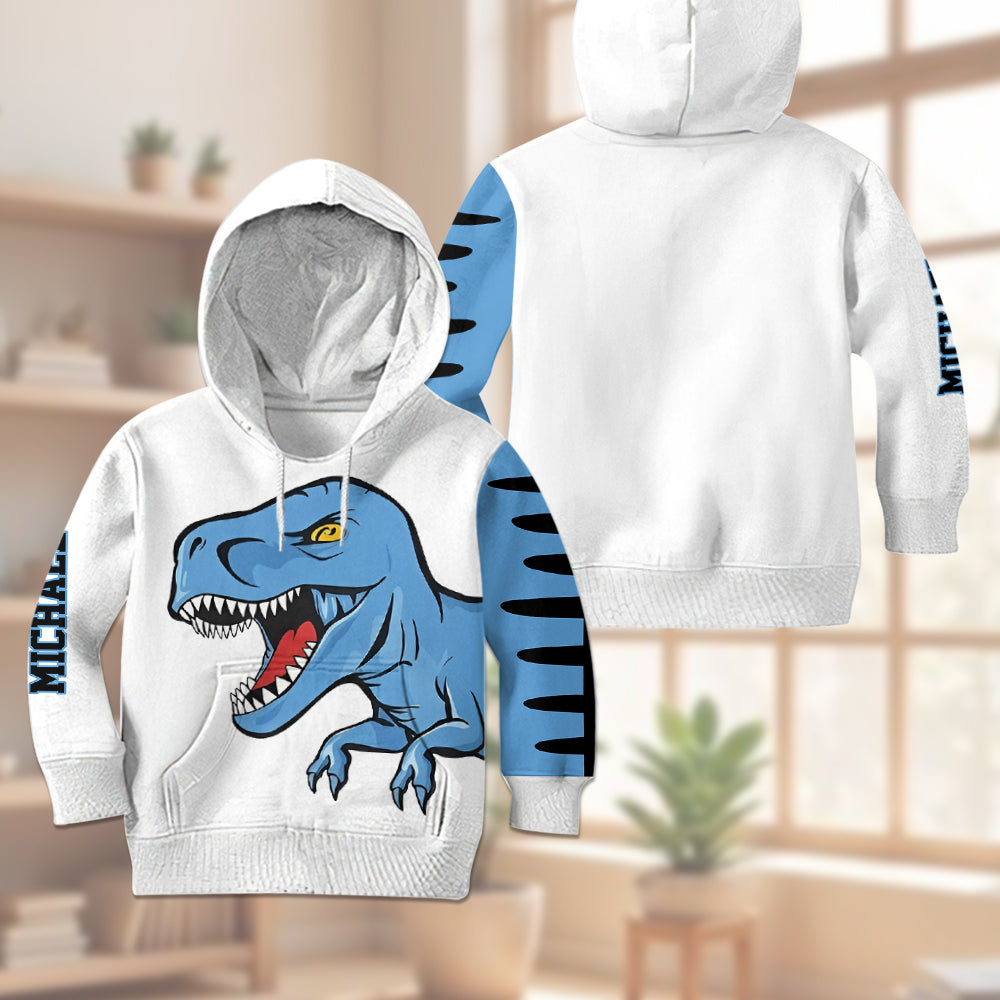Liebe Dinosaurier - Personalisierter Kinder Hoodie & Kinder Jogger Sweatpants