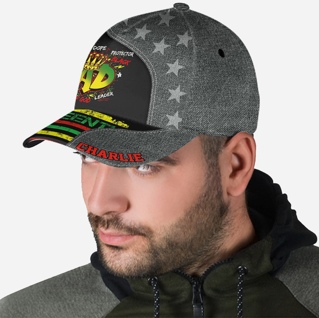 Papa du Juneteenth - Casquette classique personnalisée Juneteenth