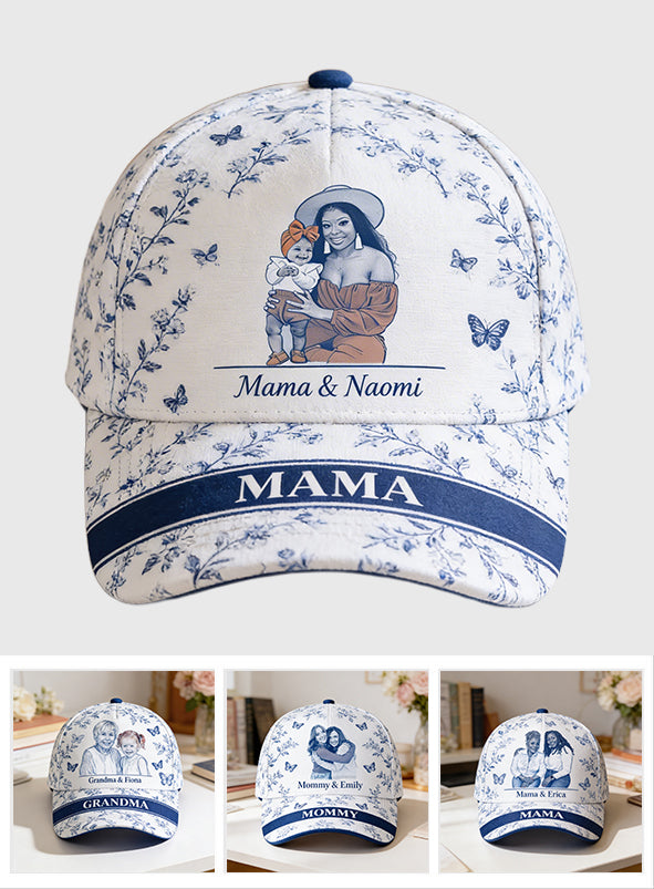 Photo Personnalisée, Titre Personnalisé - Casquette Mère Classique