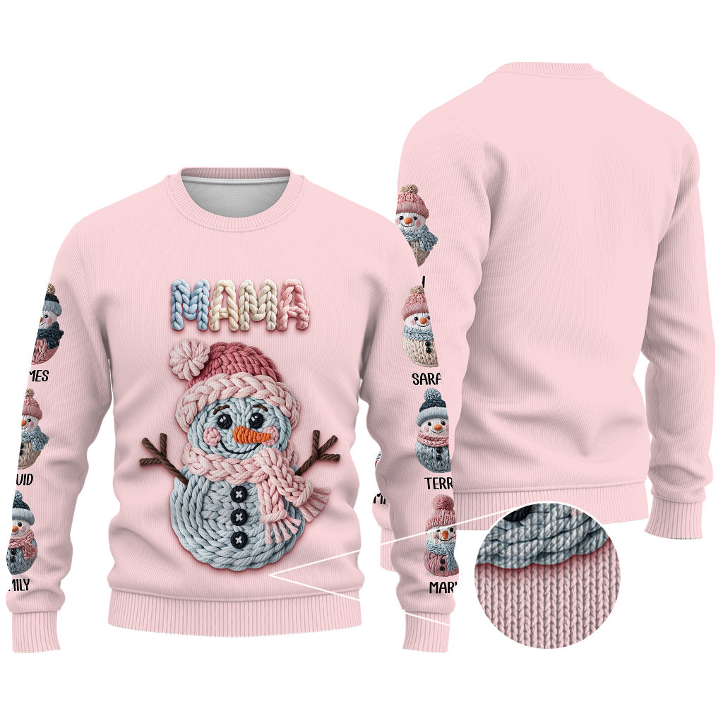 Best Mom Ever - Personalized Mother Ugly Sweater