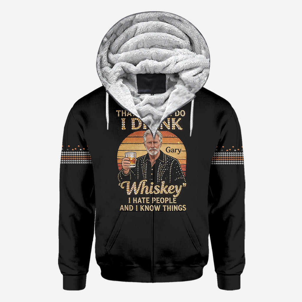 Das ist, was ich tue - Personalisierte Sarkasmus All-Over Shirt