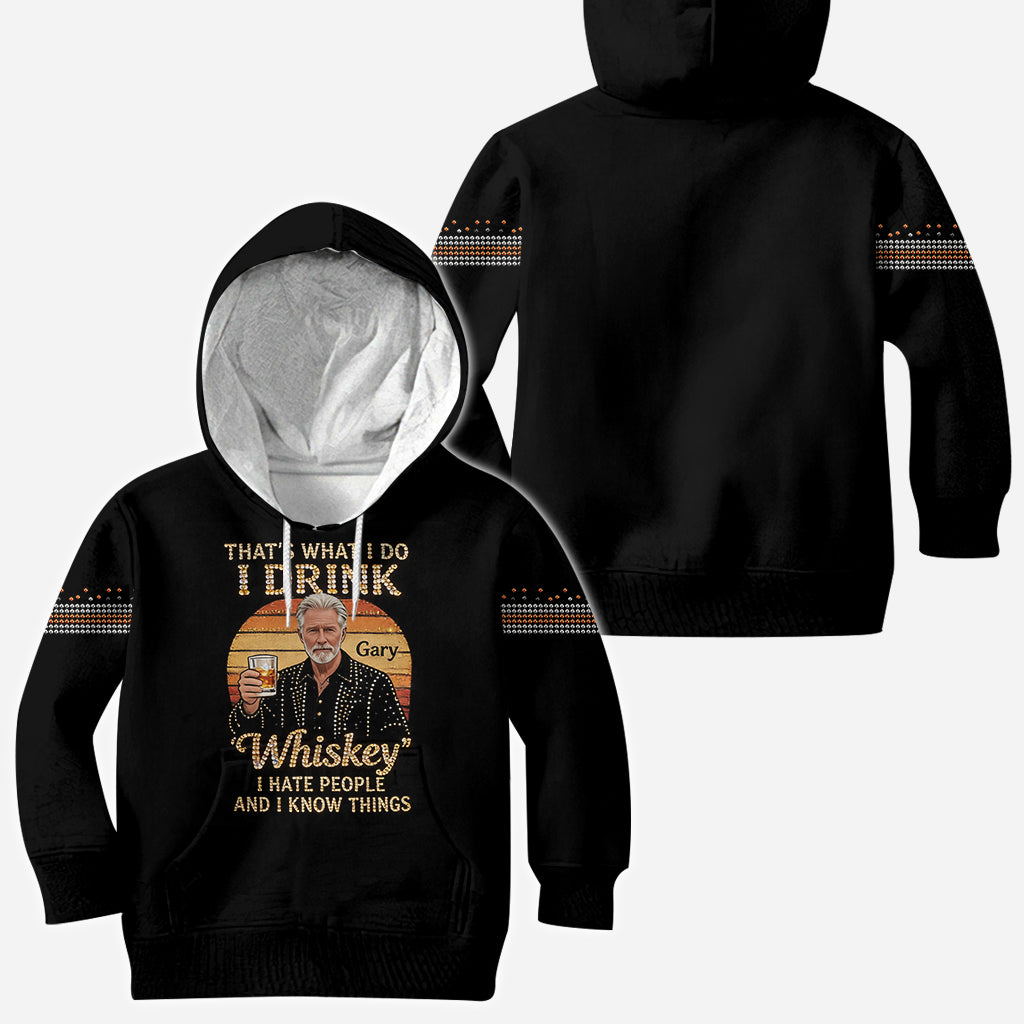 Das ist, was ich tue - Personalisierte Sarkasmus All-Over Shirt