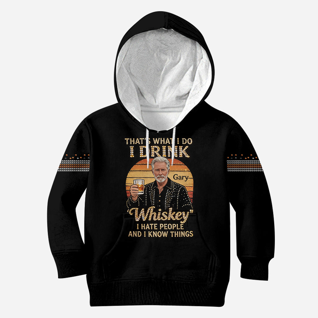 Das ist, was ich tue - Personalisierte Sarkasmus All-Over Shirt