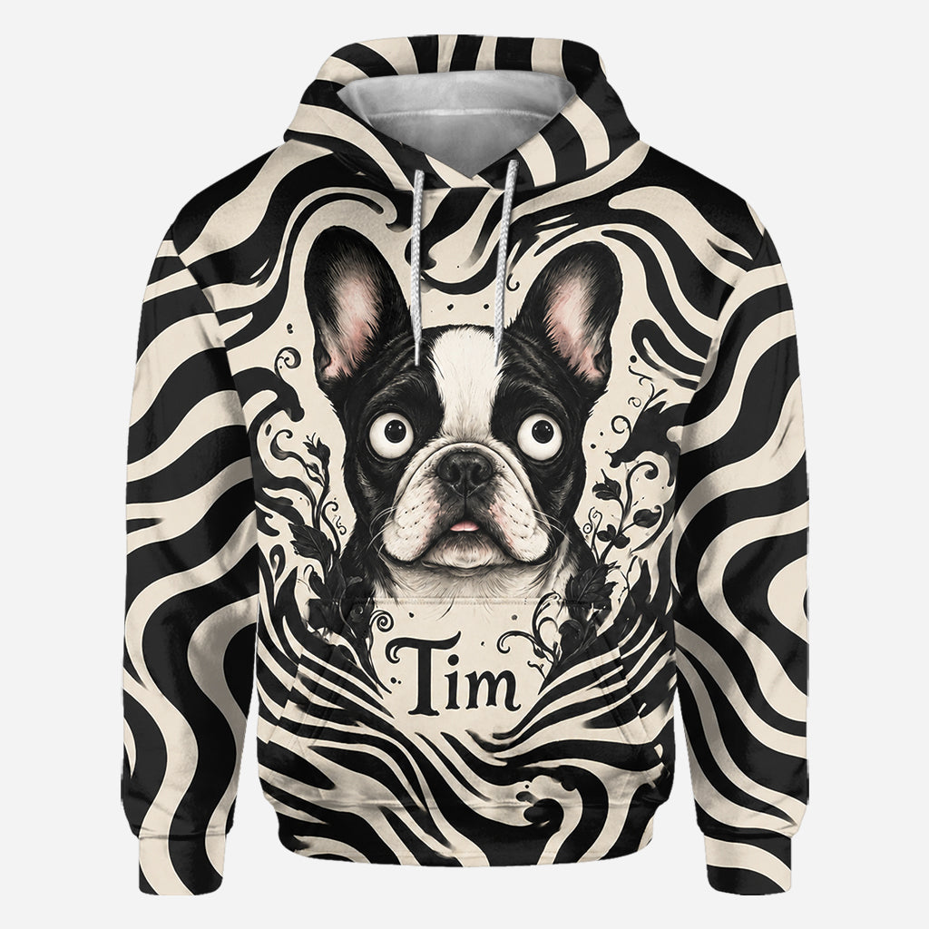Gothic Style T-shirt/ Hoodie For Pet Lover - Personalized Dog All Over Shirt