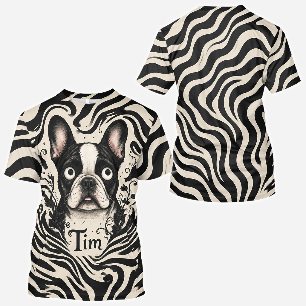 Gothic Style T-shirt/ Hoodie For Pet Lover - Personalized Dog All Over Shirt