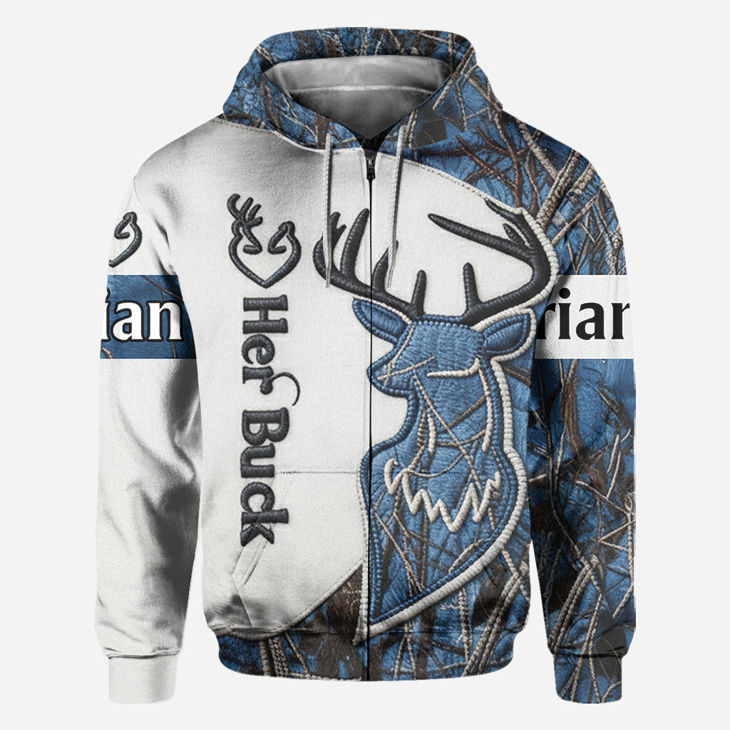 Partner-Shirts, Jagd-Partner-Shirts – personalisiertes Jagd-Shirt mit Allover-Print