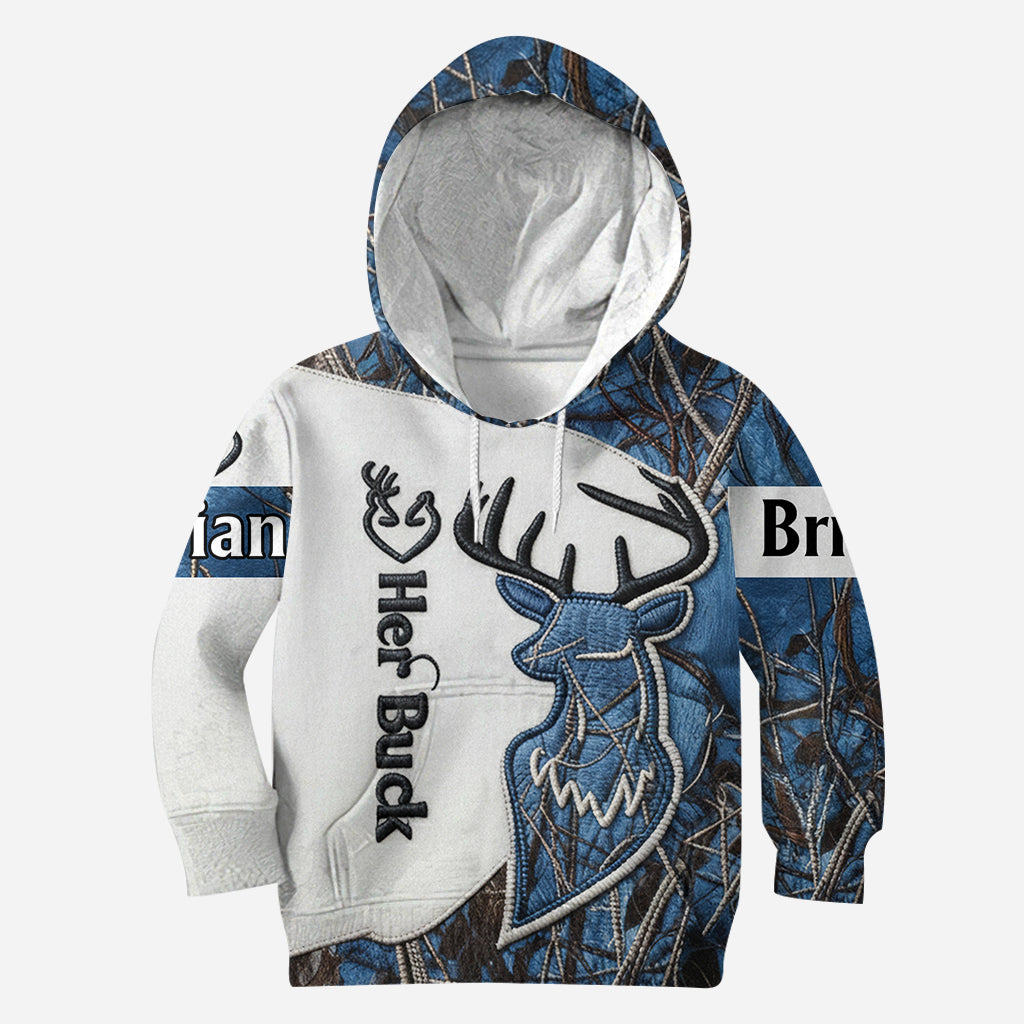 Partner-Shirts, Jagd-Partner-Shirts – personalisiertes Jagd-Shirt mit Allover-Print
