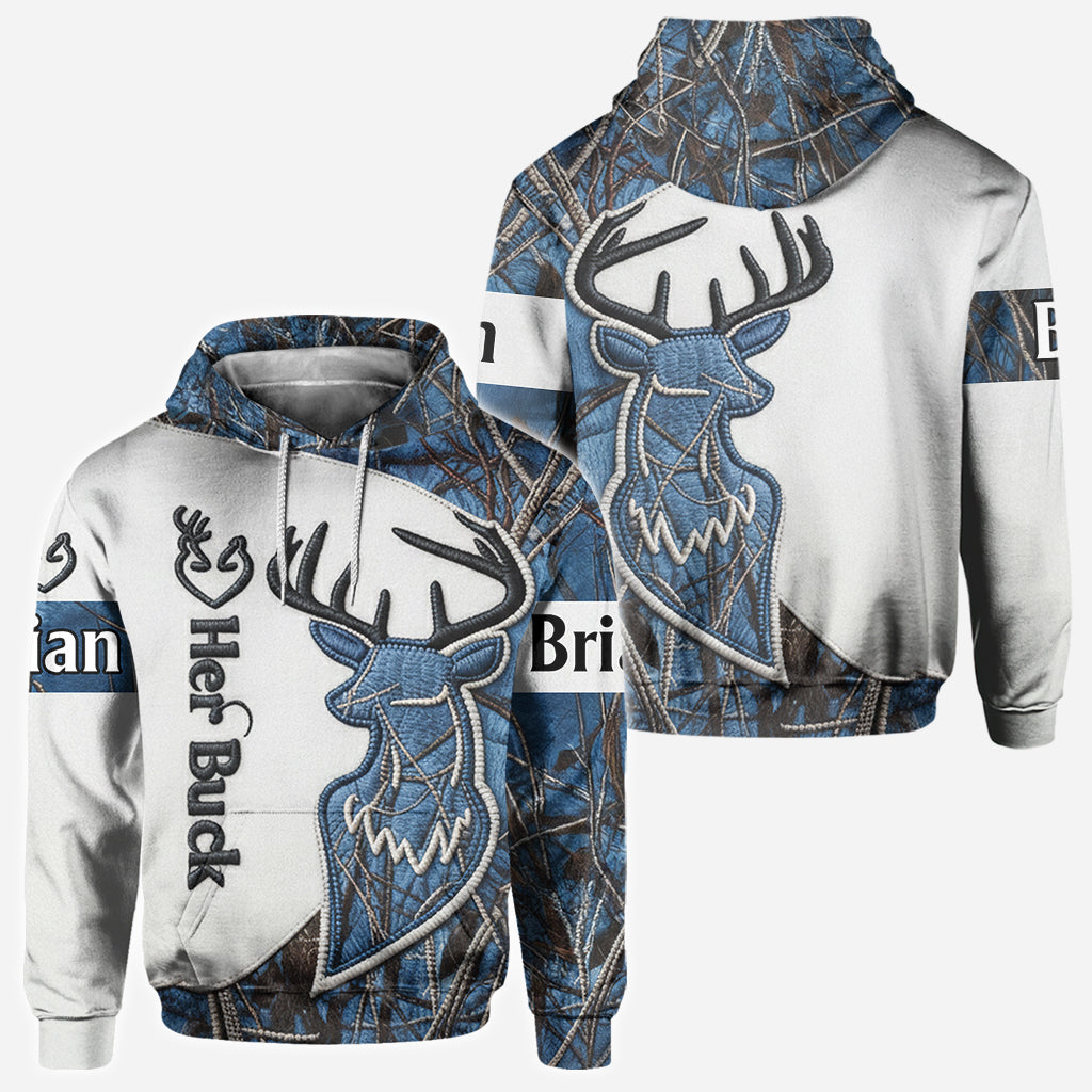 Partner-Shirts, Jagd-Partner-Shirts – personalisiertes Jagd-Shirt mit Allover-Print